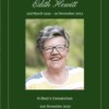 Ornate Border and Dark Green Background Funeral Order Of Service